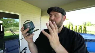 Outdoor rechargeable camping fan and light