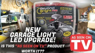 "Beyond Bright" LED garage light Review | Are these fan blade lights the best the upgrade ever ($40)