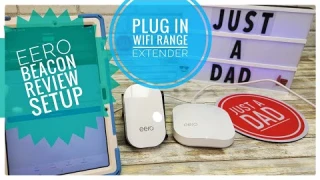 Amazon eero Beacon Mech WiFi Range Extender REVIEW & HOW TO SETUP   Very Easy!!!!