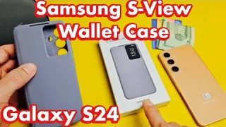 Galaxy S24: Samsung S-View Wallet Case Review