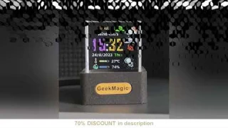 Best Products You Should Know! #GeekMagic GIFTV Crystal Cube Photo Display Holographic Desktop Sm