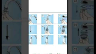 Whitecloud. Environment friendly water purifier ceramic water filter faucet tap (811-8)