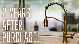 GIMILI Gold Touchless Kitchen Faucet Review