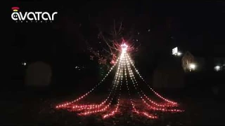 Christmas Decorations Star String Lights 344 RGBW LED DIY Effects Review