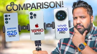 Galaxy S25 Ultra vs vivo X200 Pro vs iPhone 16 Pro Max Camera Comparison - Close Battle!
