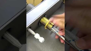 Luxury digital waterfall sink installation #handmadesink  #trendingsink #sinkmanufacturer #handmade