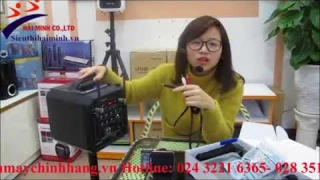 Hướng dẫn sử dụng máy trợ giảng không dây Unizone UZ 9580 III F3 chính hãng