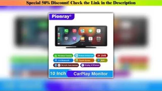 Review Pionray 10.26” Universal CarPlay Android Auto Car Radio Multimedia Video Player IPS Touch Sc