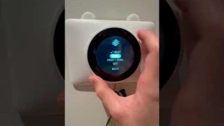 Setting the Nest Thermostat to Cooling #airconditioning #hvac #nestthermostat #thermostat #shorts