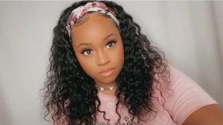 Headband Wig Review RuiYu Hair | FINALLY GOT ONE 😆💕