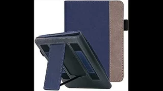 WALNEW Stand Case for 6.8” Kindle Paperwhite 11th Generation 2021- Two Hand Straps Premium PU L...
