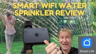 Smart WIFI water sprinkler timer Review. This thing is awesome! Only $50 on Amazon!