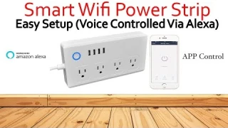 Must Have Wi-Fi Smart Power Strip Alex Compatible (SUPER EASY SETUP)