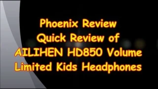 AILIHEN HD850 Volume Limited Kids Headphones