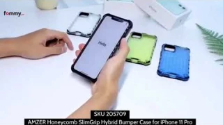 AMZER SlimGrip Honeycomb Design Case for iPhone 11 Pro