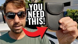 FARADAY BAG - Surf Safer - Blocks The RFID Signal In Your Car Key Fob