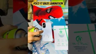 Xiaomi Poco F7 Gaming Phone Back Protection Laminated ✅ #lamination