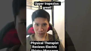 Physical Therapist Reviews Electric Shiatsu Neck/Back Massager | Honest Review