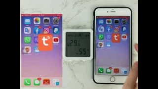 Tuya Smart WiFi Humidity Detector Temperature Sensor Indoor Hygrometer Thermometer With LCD Display