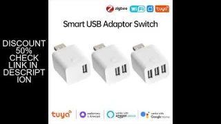Tuya Smart WiFi/Zigbee Micro USB Adaptor Switch 5V Mini 1 2 3 USB Power Adaptor Smart Life Control V