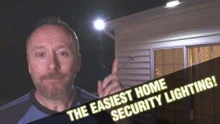 EZ Home Security Solar Lights - They mount to your gutter! by STKR Concepts