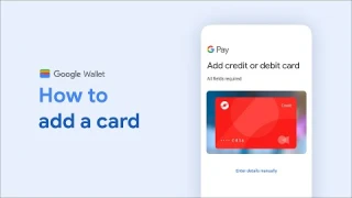 Add a credit or debit card to Google Wallet on your mobile device