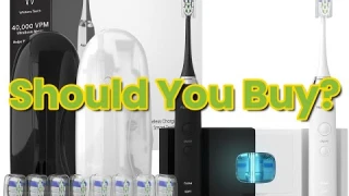 Review AquaSonic DUO PRO, Ultra Whitening 40,000 VPM Electric Smart ToothBrushes, ADA RSNDUOP
