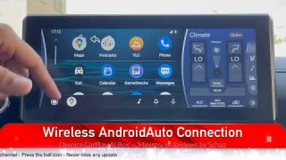Using Ownice Auto Ai Box to get Wireless Android Auto Connection