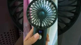 Mini USB Handheld Fan Portable Rechargeable 🌐 #fan #minifan #rechargablefan #shorts #fanenergy