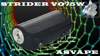 REVUE BOX "STRIDER VO75W" par ASVAPE ( Revue Fr )