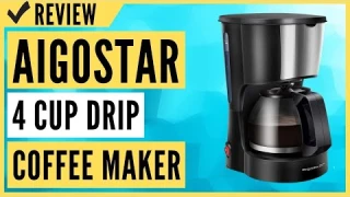 Aigostar 4 Cup Drip Coffee Maker