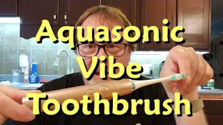 Aquasonic Vibe Toothbrush Review - Is it as Good as Sonicare?
