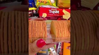 Opening Britannia 50-50 Potazos Masti Masala Spicy Flavoured Crisps  | Spicy Biscuits Review #shorts