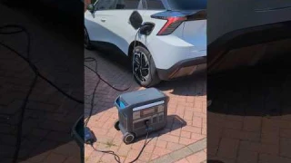 Charging MG4 using the Anker powerhouse 767