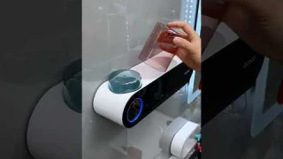 ▶️ UV Sanitizer Toothbrush Holder Bathroom Organizer