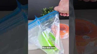 Vacuum bags for 3D printer filament
