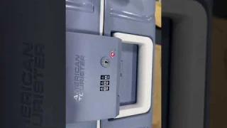 Suitcase with locking system newly launch by American tourister circurity #bag #youtube #shorts #bag