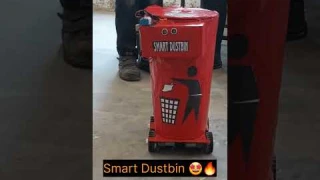 New smart Dustbin🔥🦾 Arduino project #engineering #shorts