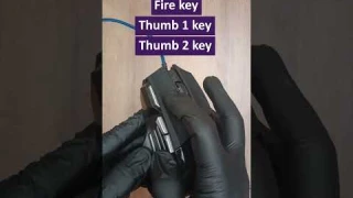 Ambrane Trone Wired Gaming Mouse 7 pre programmed buttons🤩❤️😱 #shorts #viralshorts #asmr