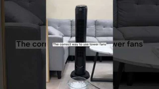 Review the tower fan #costway #review #fans