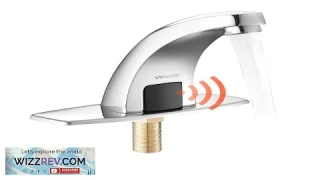 VEVOR Touchless Bathroom Sink Faucet Cold Faucet Chrome Plated 9 16in G233M