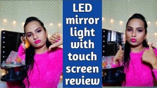 Makeup Mirror with Touch Sensitive 180 Degree Adjustable LED Light REVIEW | BUY 👍OR NOT 👎TO BUY