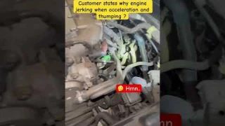 Engine jerking and thumping when accelerating #shorts #tips