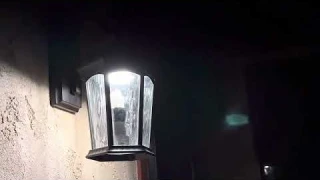 Euri Flickering Candle/Security Porch Light (Review) from Costco!