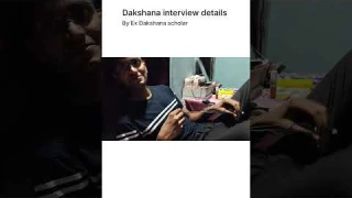 Dakshana interview detail #dakshana #dakshanafoundation
