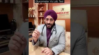 Glucometer Vs Lab Test. #bloodsugar #diabetes #insulin #blood #heart #bp #exercise #fitness