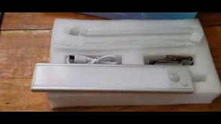 ASOKO LED Under Cabinet Lighting; Motion Sensor PRODUCT REVIEW   #motionsensorlightreview