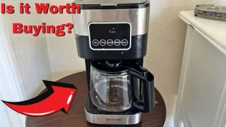 SHARDOR 10-Cup Programmable Coffee Maker, Regular & Strong Brew Drip Coffee Machine for Home