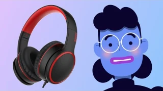 RORSOU R10 On-Ear Headphones with Microphone Lightweight F... - Review