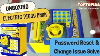 Electronic Money Bank ATM Minions Bank #moneybank Secret Password Reset #piggybank #toysvideo #toys
